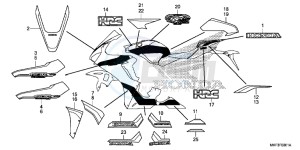 CBR1000RAH 2ED - (2ED) drawing MARK/ STRIPE (2)