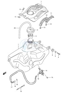 LT-F300 (E24) drawing FUEL TANK