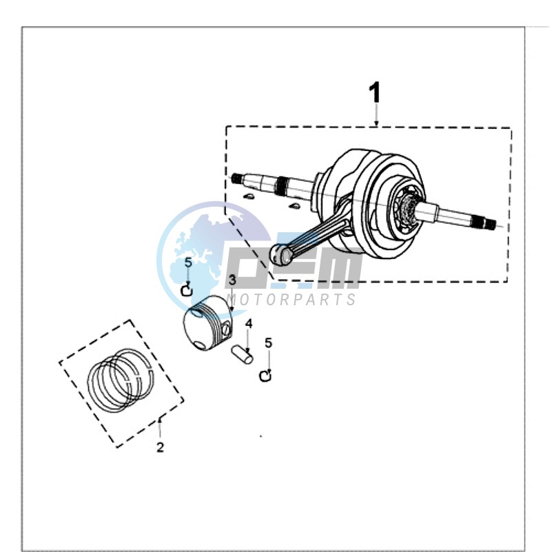 CRANKSHAFT AND CYLINDER