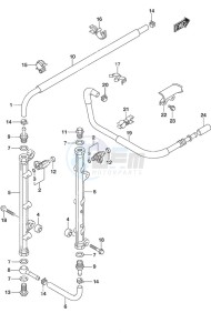 DF 250 drawing Fuel Injector SS Model