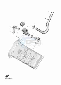 NIKEN MXT850 (BD5B) drawing AIR INDUCTION SYSTEM