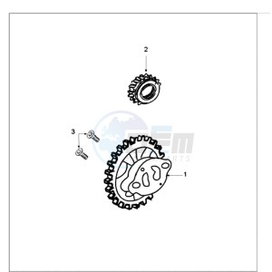 FIGHT 3 AN 4T drawing OIL PUMP