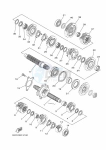 XTZ690 TENERE 700 (BMB9) drawing TRANSMISSION