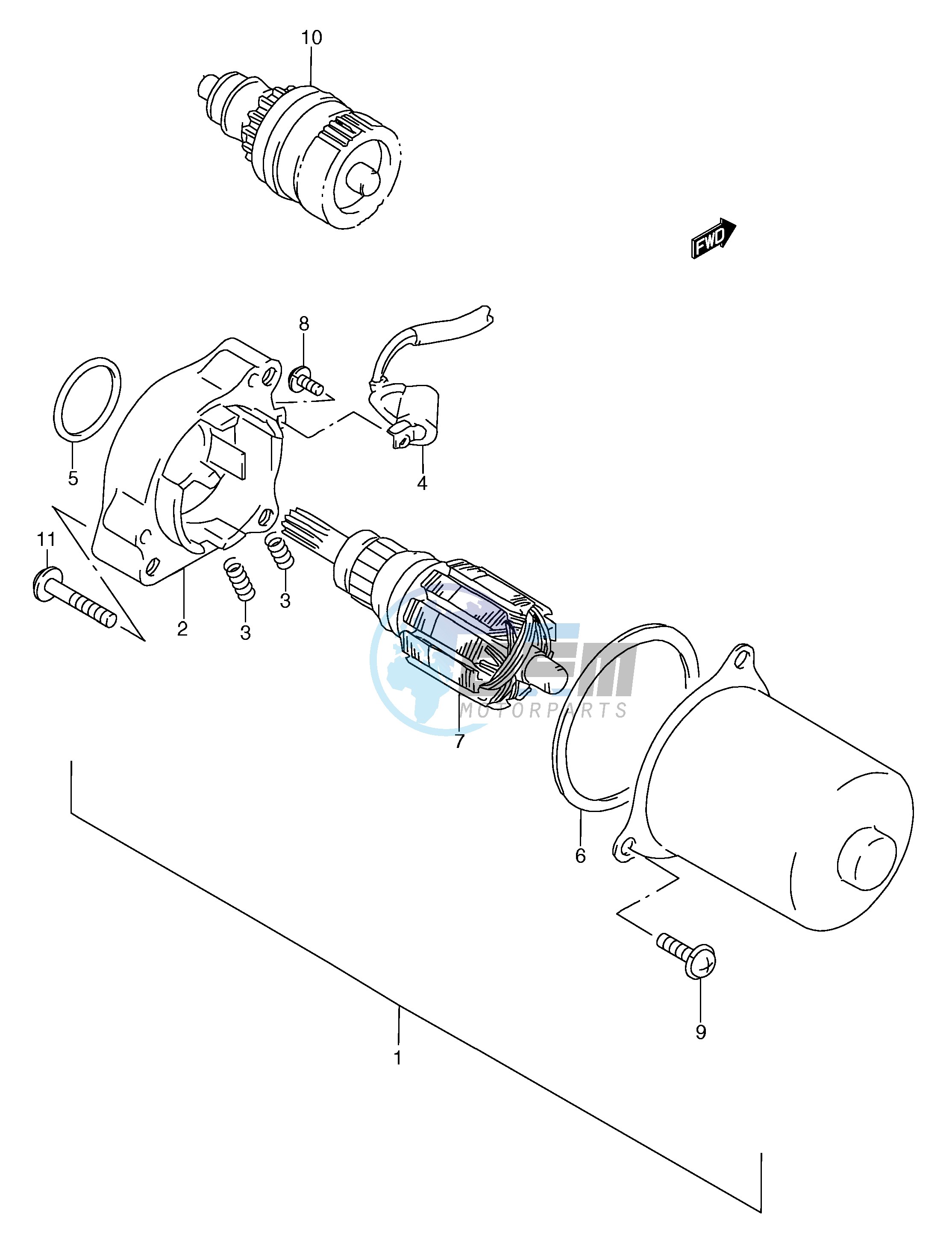 STARTING MOTOR