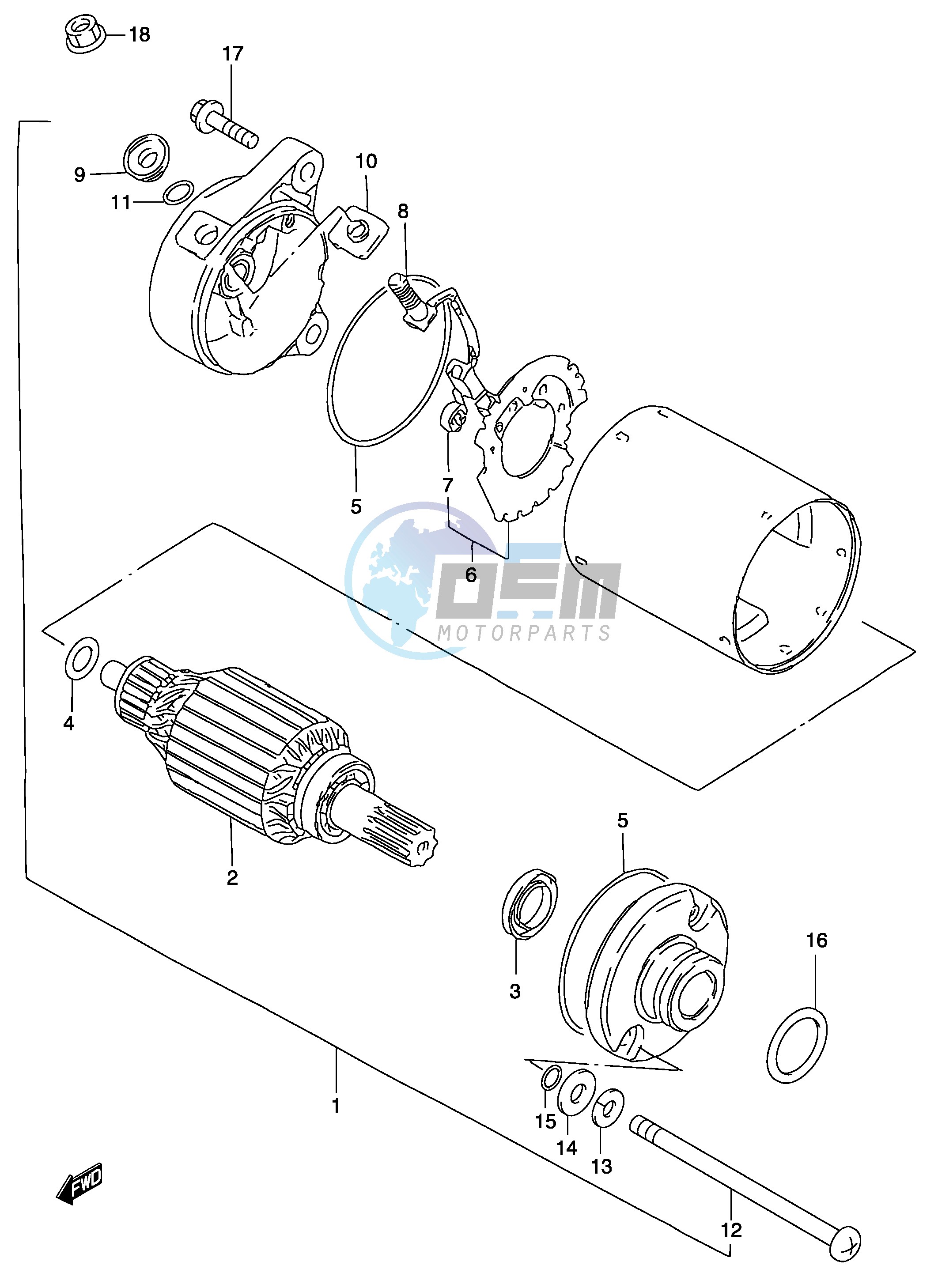 STARTING MOTOR