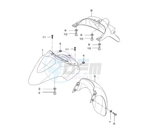 VP X-CITY 250 drawing FENDER