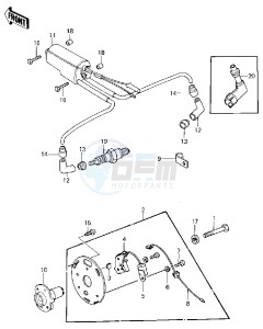 KZ 440 D [LTD BELT] (D1) [LTD BELT] drawing IGNITION -- 80 D1- -