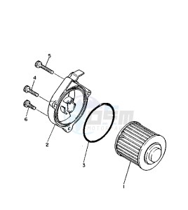 XV VIRAGO 535 drawing OIL CLEANER