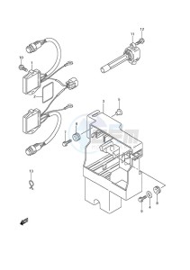 DF 300A drawing Rectifier/Ignition Coil