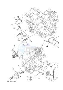 YFM550FWA YFM5FGD GRIZZLY 550 (1NP8) drawing OIL PUMP