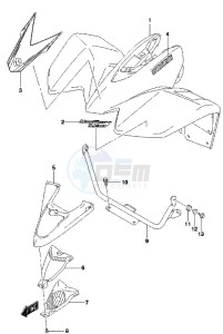 LT-Z90 drawing FRONT FENDER