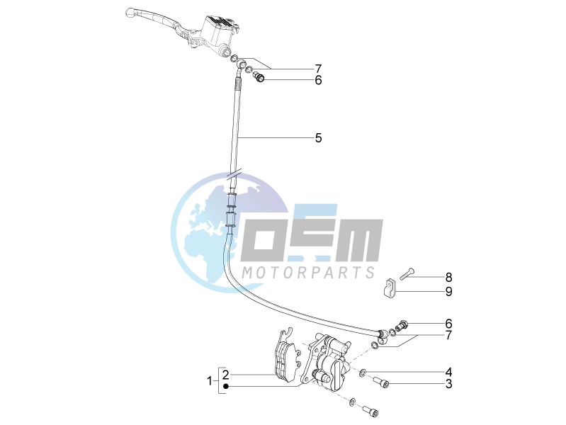 Brakes pipes - Calipers