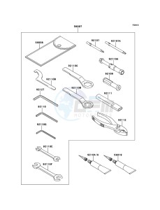 ER-6n ER650A8F GB XX (EU ME A(FRICA) drawing Owner's Tools