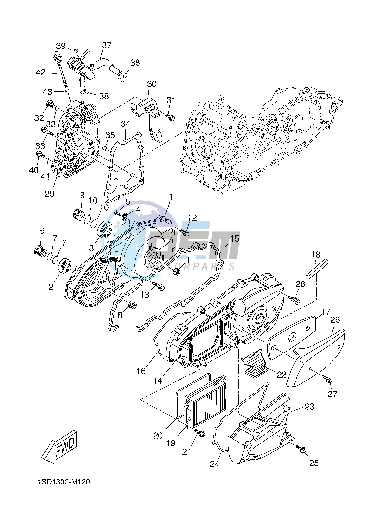 CRANKCASE COVER 1