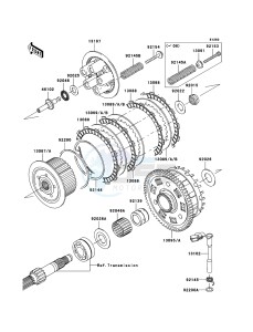 Z1000_ABS ZR1000C7F FR GB XX (EU ME A(FRICA) drawing Clutch