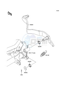 KLX125 KLX125CCF XX (EU ME A(FRICA) drawing Brake Pedal