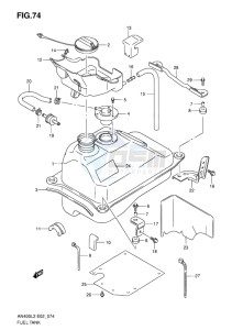 AN400 ABS BURGMAN EU drawing FUEL TANK