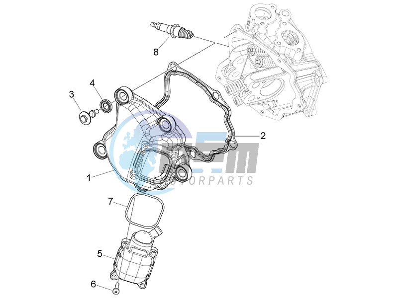 Cylinder head cover