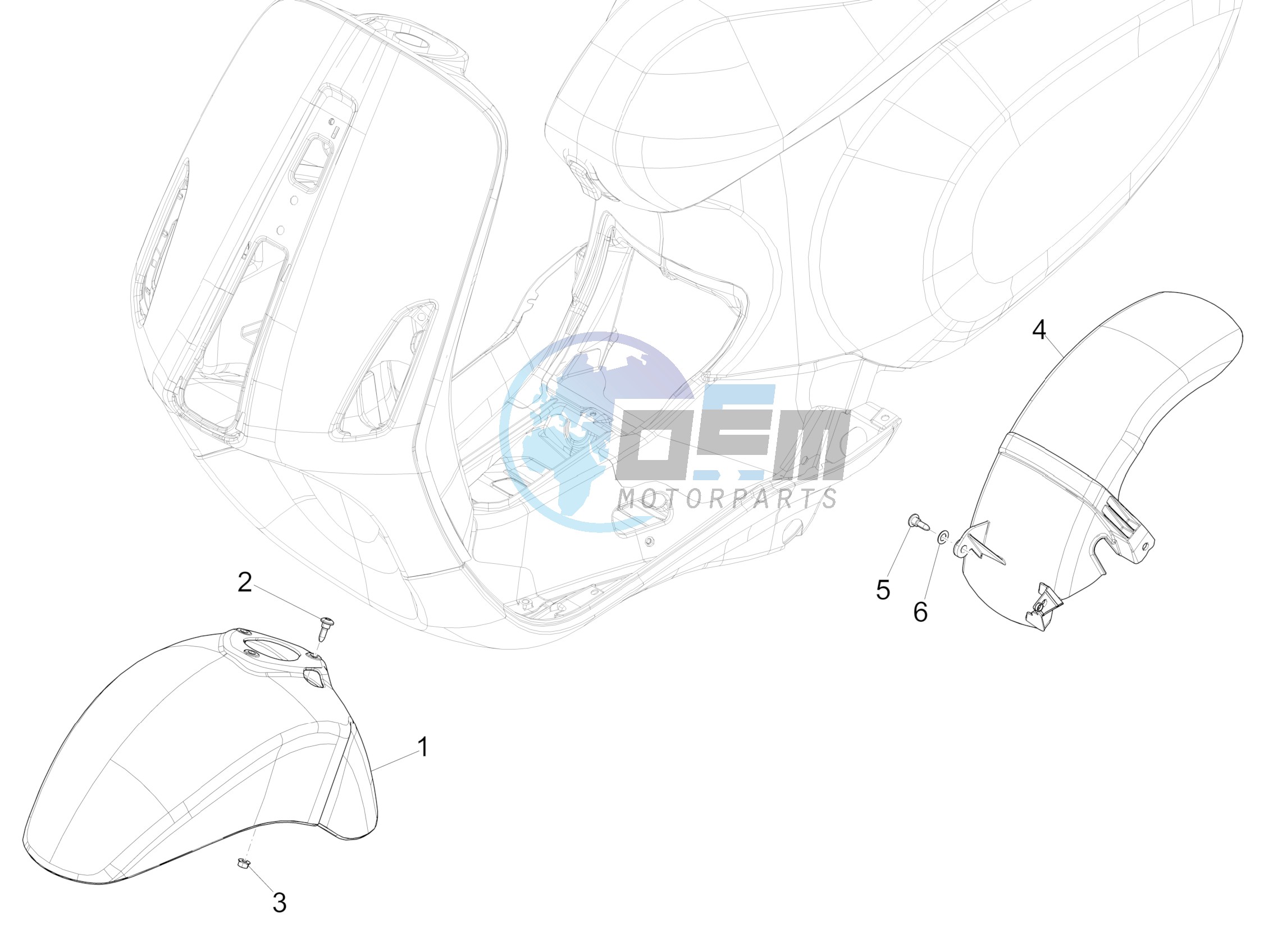 Wheel huosing - Mudguard