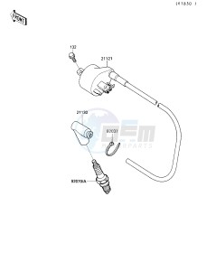 KX 250 G [KX250] (G1-G3) [KX250] drawing IGNITION SYSTEM