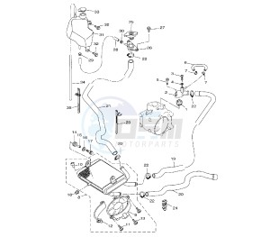 VP X-CITY 250 drawing COOLING SYSTEM