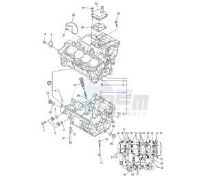 FZ6 S2 600 drawing CRANKCASE