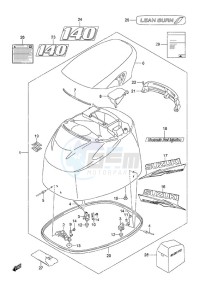 DF 140A drawing Engine Cover