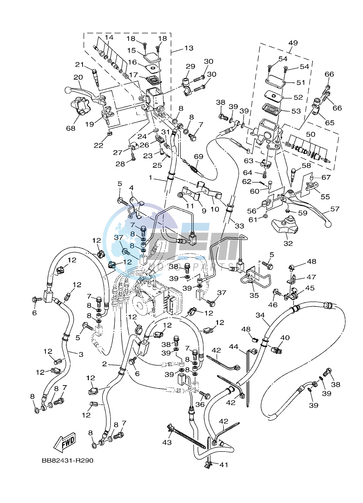 FRONT MASTER CYLINDER