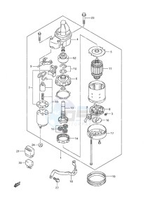 DF 9.9A drawing Starting Motor