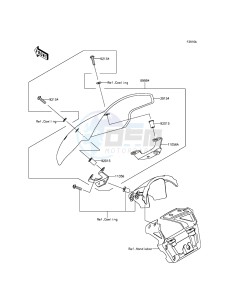 ER-6N_ABS ER650FEF XX (EU ME A(FRICA) drawing Accessory(Deflector)