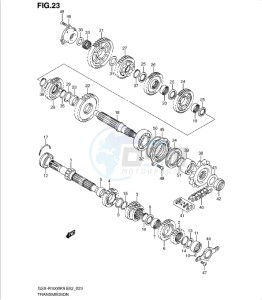 GSX-R1000 drawing TRANSMISSION