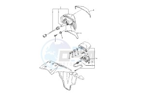 FZ1 1000 drawing TAILLIGHT