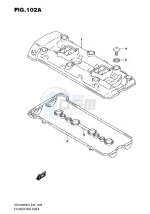 GSX-1300R ABS HAYABUSA EU drawing CYLINDER HEAD COVER