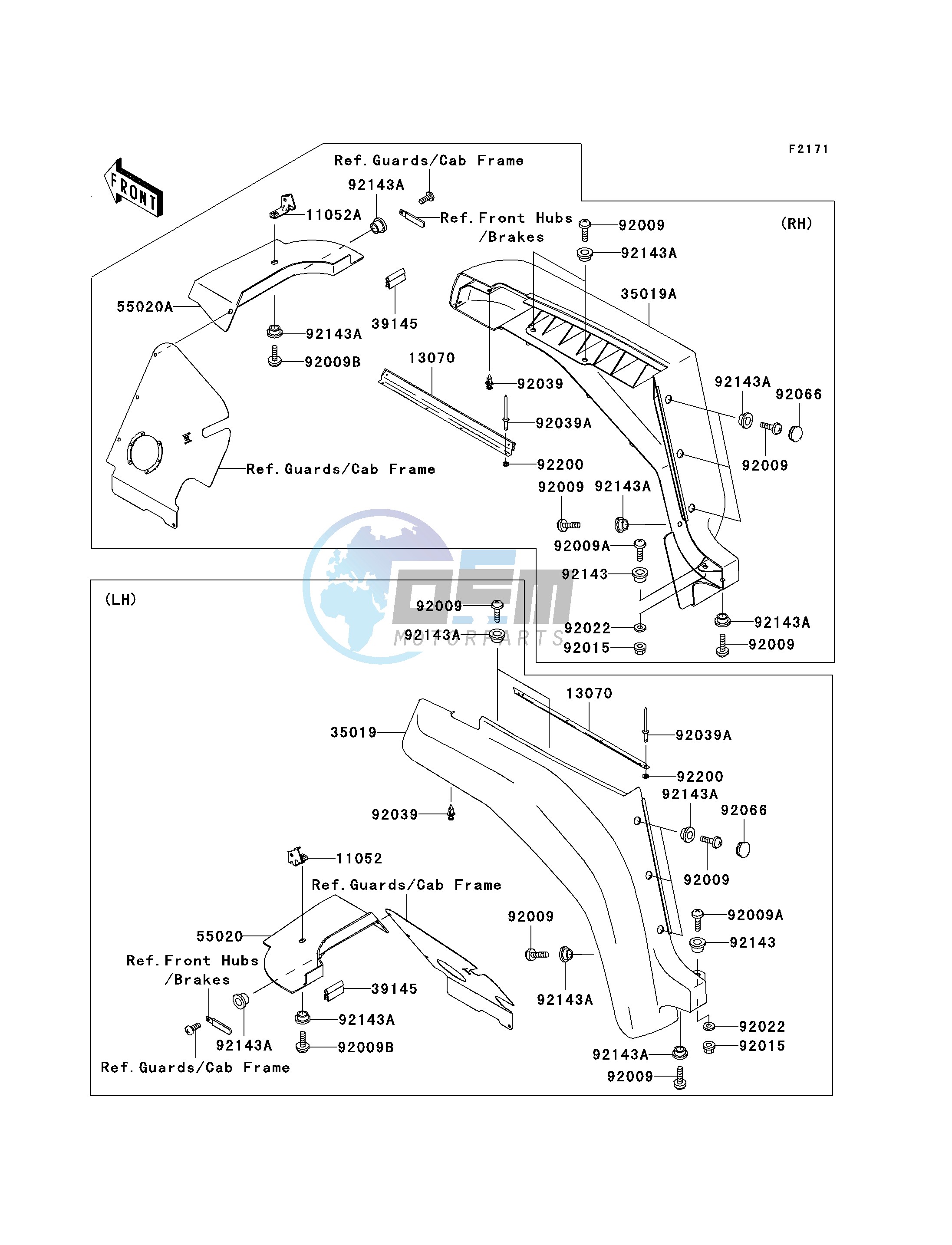 FRONT FENDER-- S- -