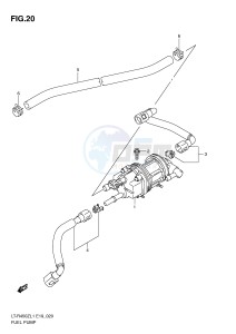 LT-R450 (E19) drawing FUEL PUMP (LT-R450ZL1 E19)