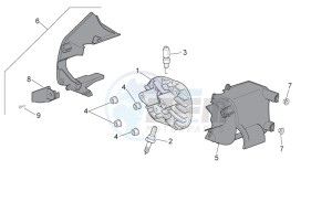 Scarabeo 50 Di-Tech drawing Cilinder head