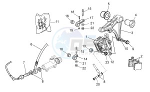 V7 Special 750 USA-CND drawing Rear brake caliper