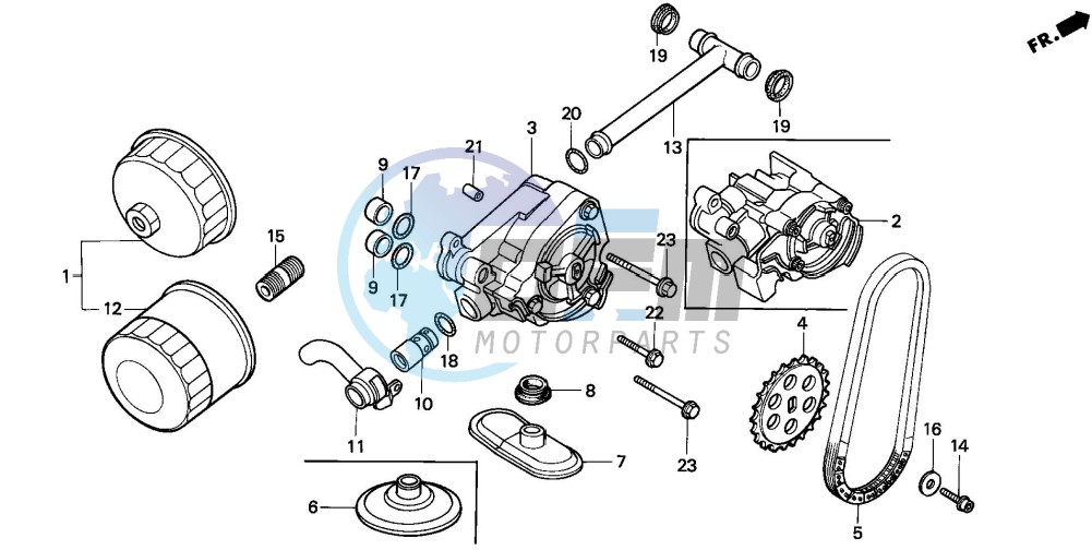 OIL FILTER/OIL PUMP