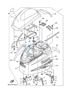 LZ300TXRD drawing TOP-COWLING