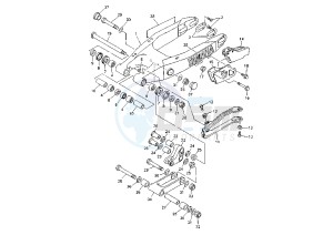 WR 400-426 F 426 drawing REAR ARM MY01