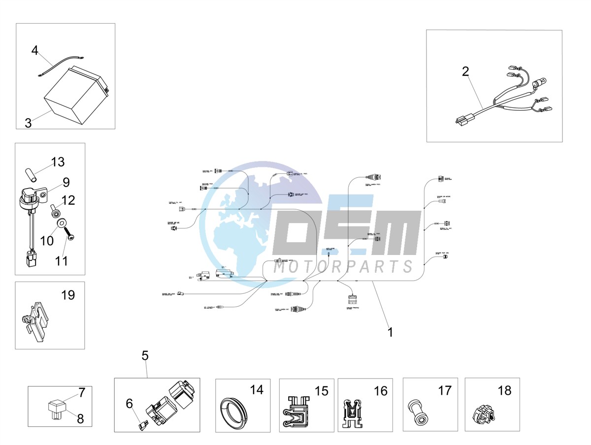 Rear electrical system