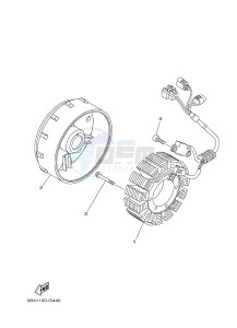 YXM700E YXM700PF VIKING (1XPH) drawing GENERATOR