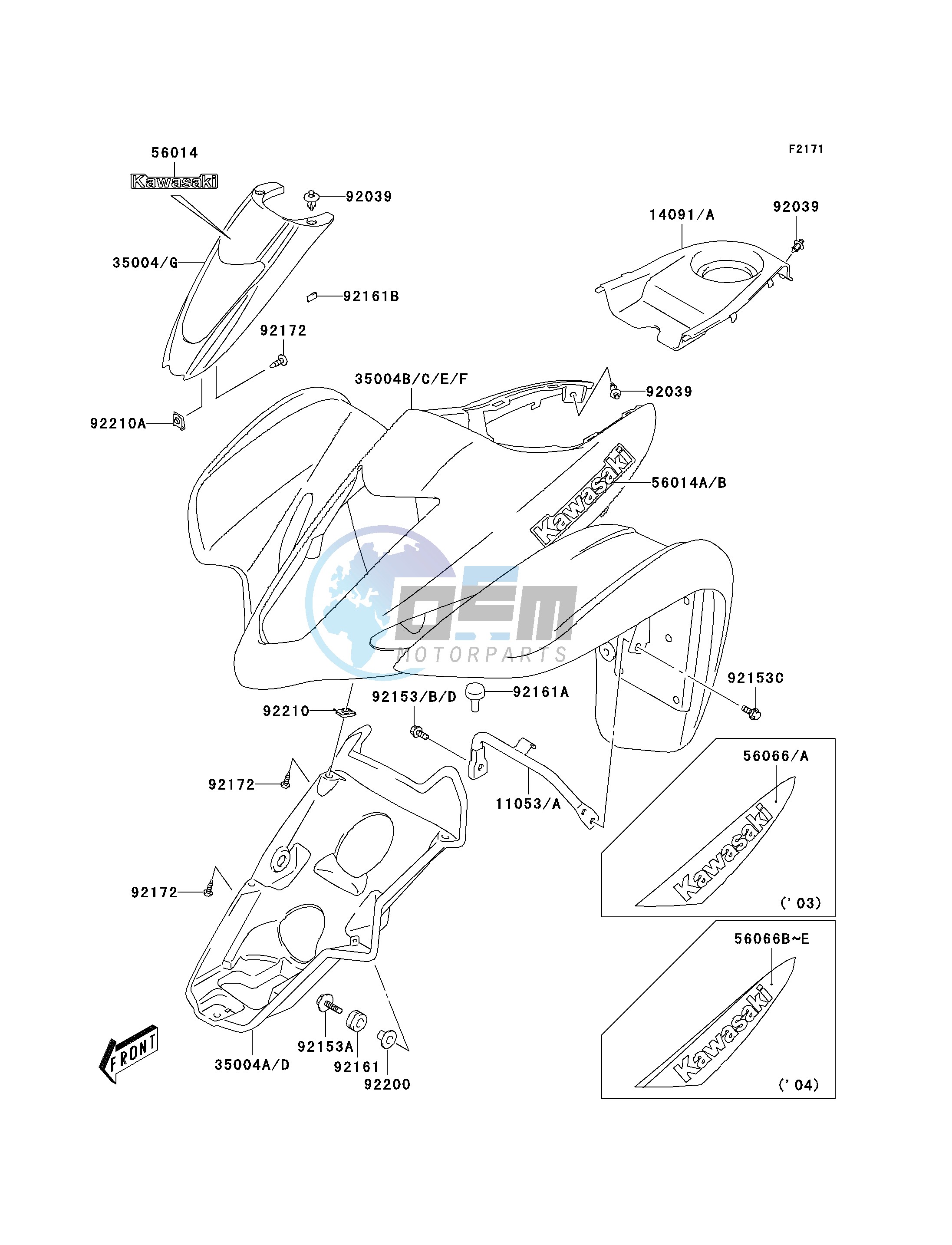 FRONT FENDER-- S- -