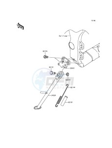 NINJA ZX-10R ABS ZX1000KFFA FR XX (EU ME A(FRICA) drawing Stand(s)