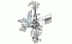 850 T5 Polizia VecchioTipo Polizia VecchioTipo drawing Carburettors