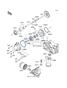 Z1000SX ZX1000GCF FR GB XX (EU ME A(FRICA) drawing Oil Pump