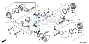 VT750C2BC drawing WINKER (VT750C2B/CS/C/CA)