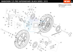 MARATHON-125-PRO-SM-BLACK-SERIES drawing WHEELS - BRAKES