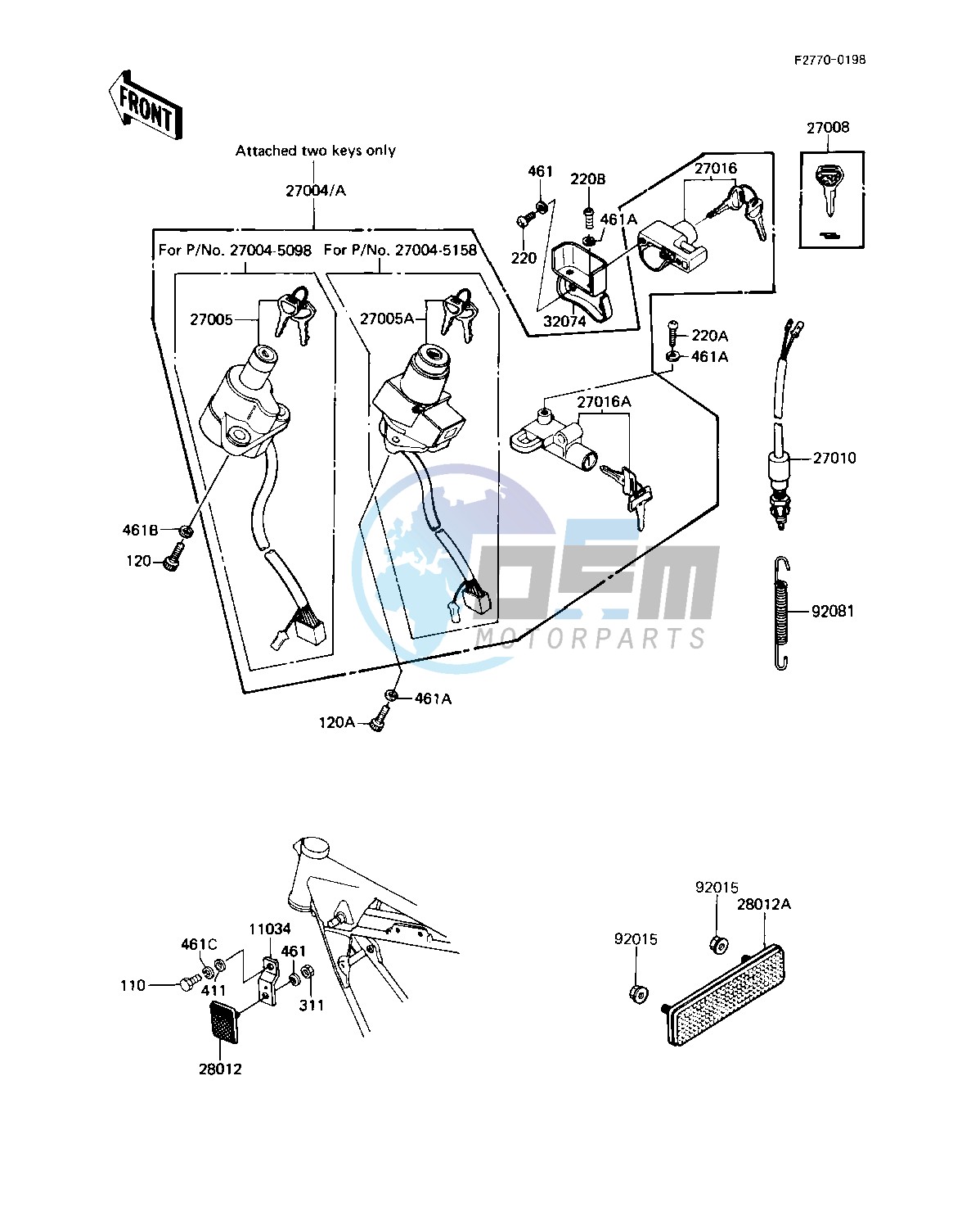 IGNITION SWITCH_LOCKS_REFLECTORS