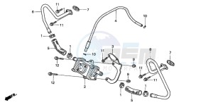 CB500 drawing AIR SUCTION VALVE